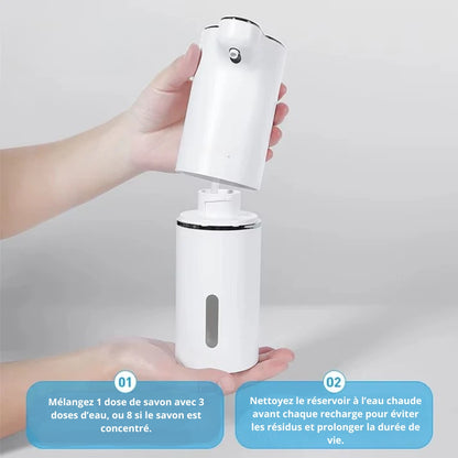 HydroSense® || Distributeur de savon mousse automatique rechargeable