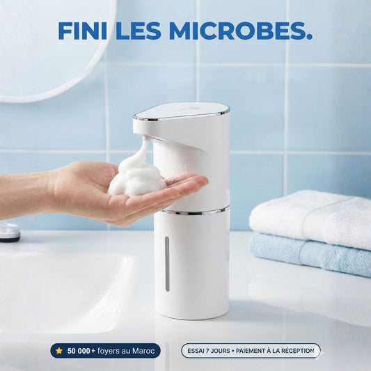 HydroSense® || Distributeur de savon mousse automatique rechargeable