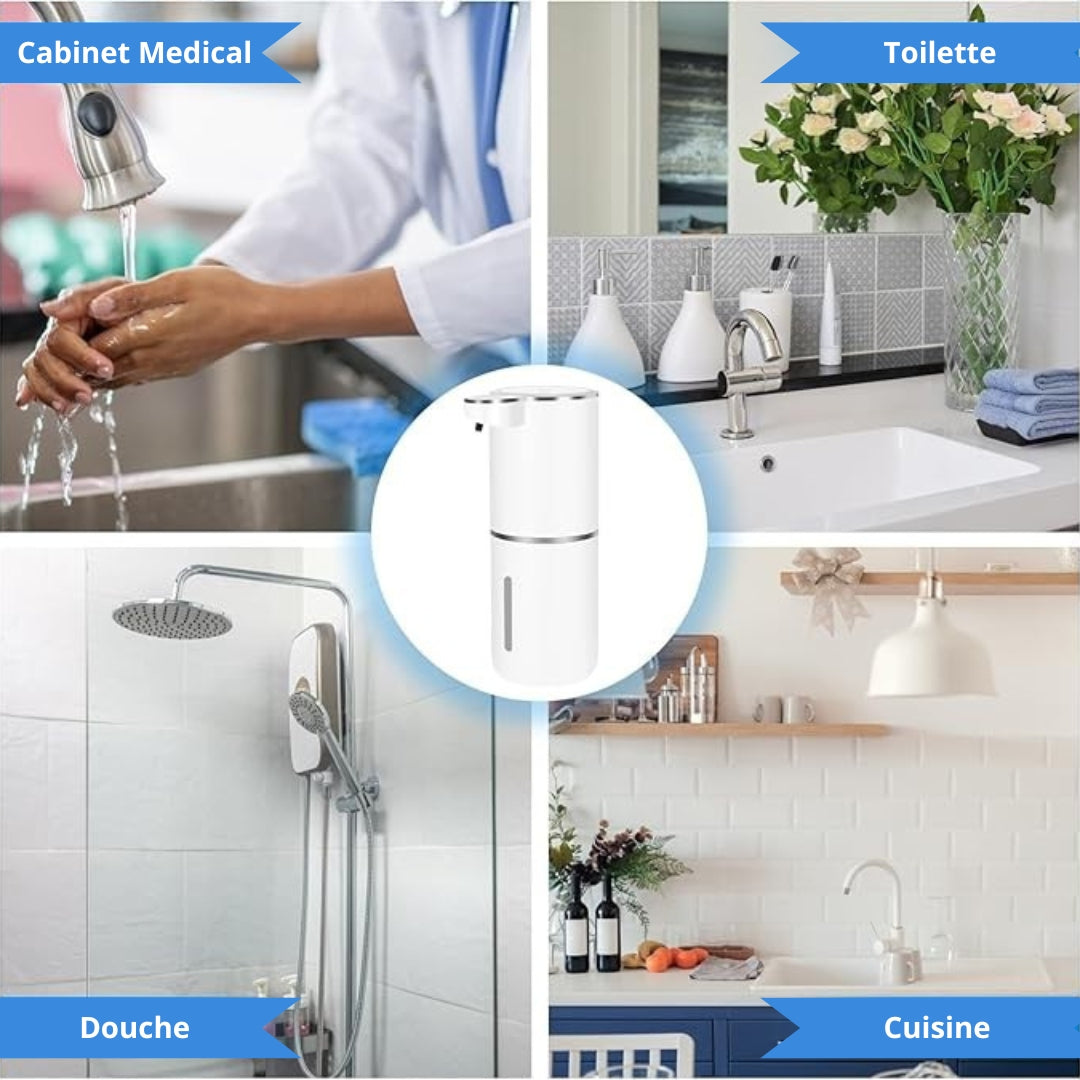 HydroSense® || Distributeur de savon mousse automatique rechargeable