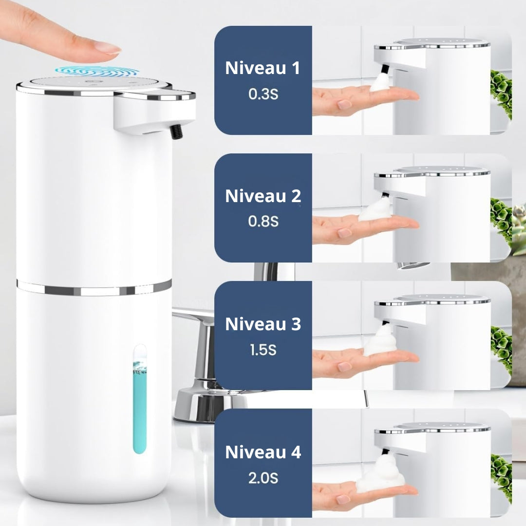 HydroSense® || Distributeur de savon mousse automatique rechargeable
