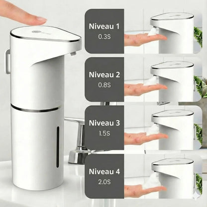 HydroSense® || Distributeur de savon mousse automatique rechargeable - HydroHarmony Maroc