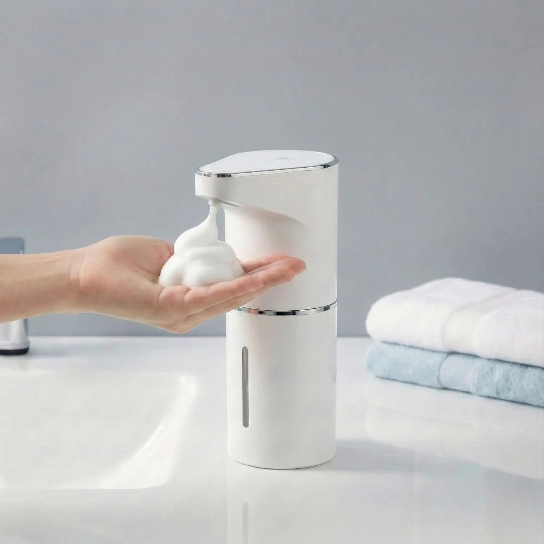 HydroSense® || Distributeur de savon mousse automatique rechargeable - HydroHarmony Maroc